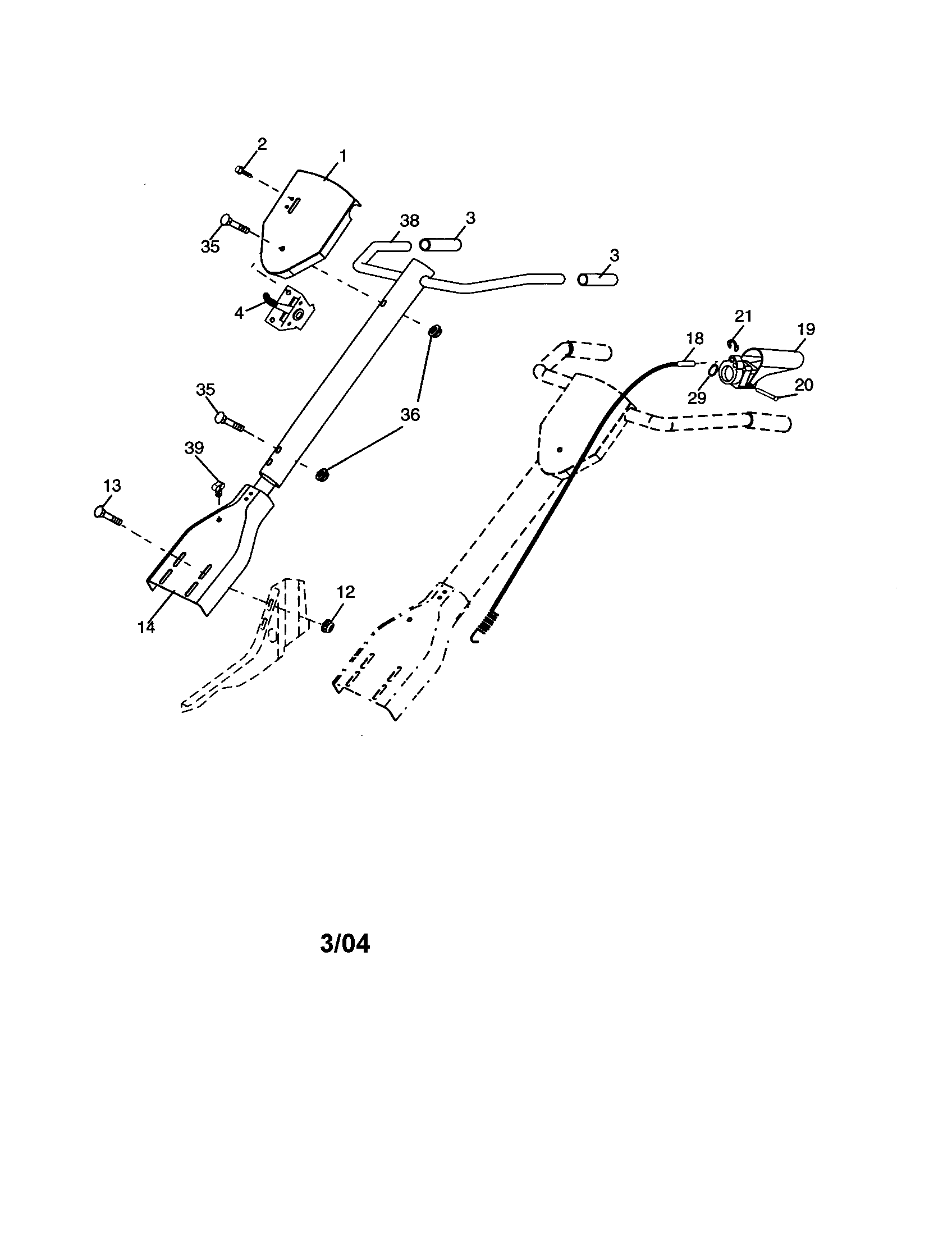 Craftsman 917297480 handles diagram