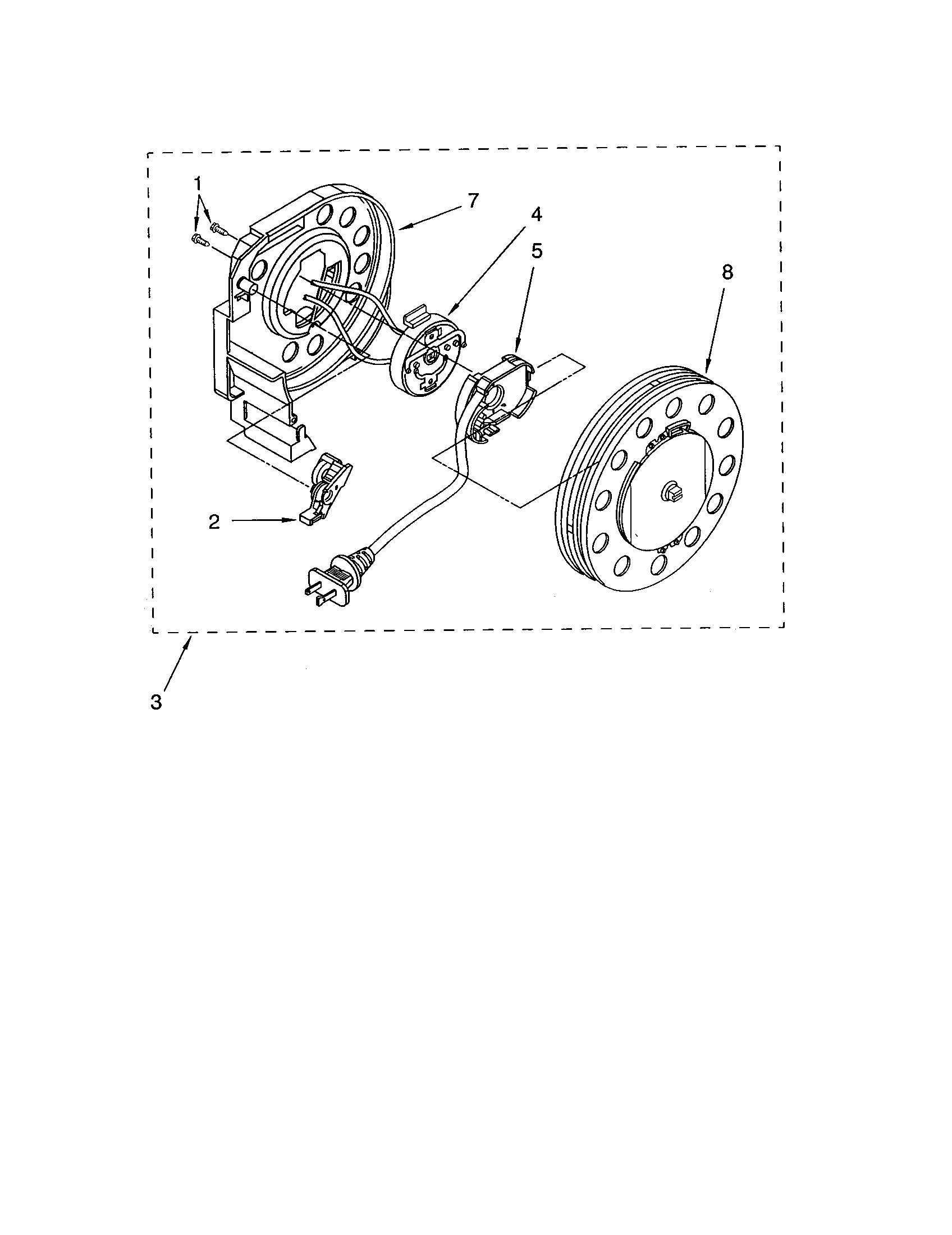 Kenmore 11623513301 cord reel diagram