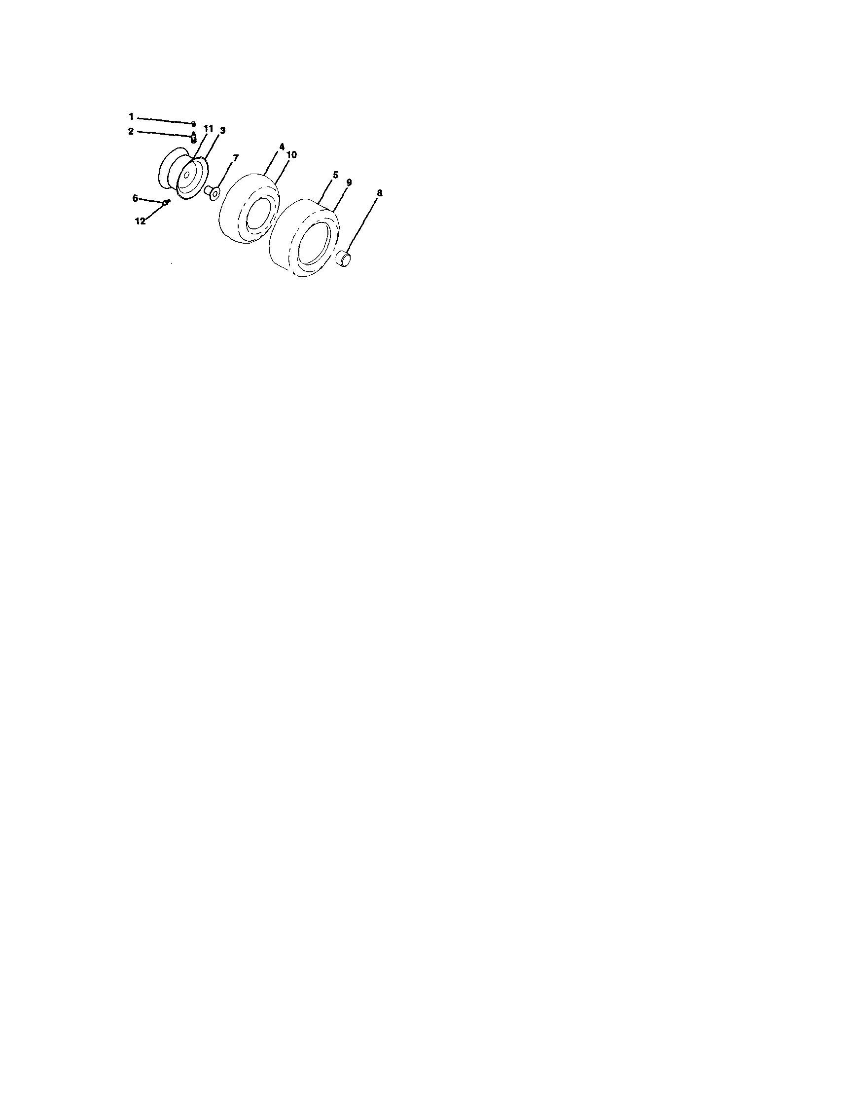 Craftsman 917275287 wheels and tires diagram