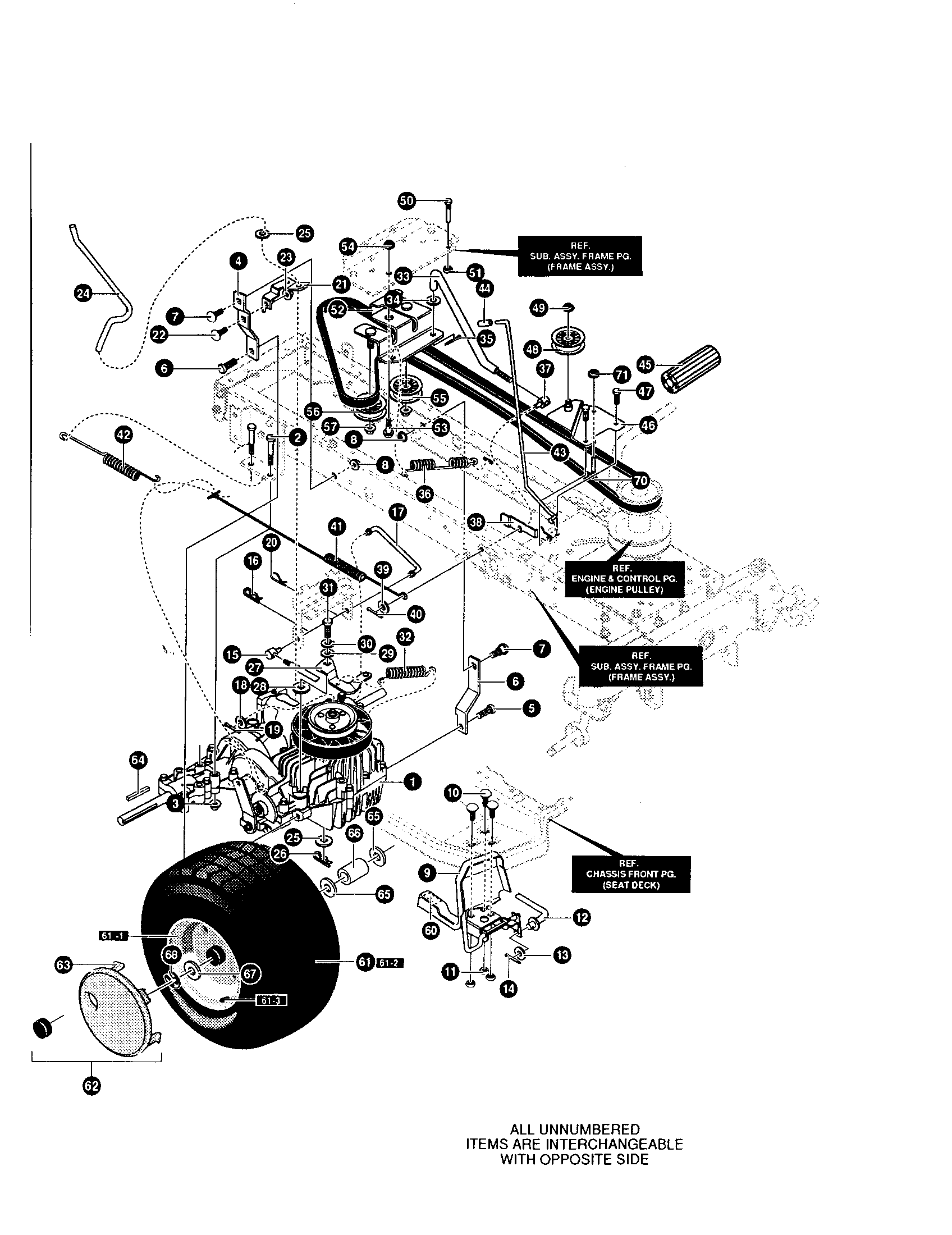 Yard King 42566X89 hydro peerless diagram