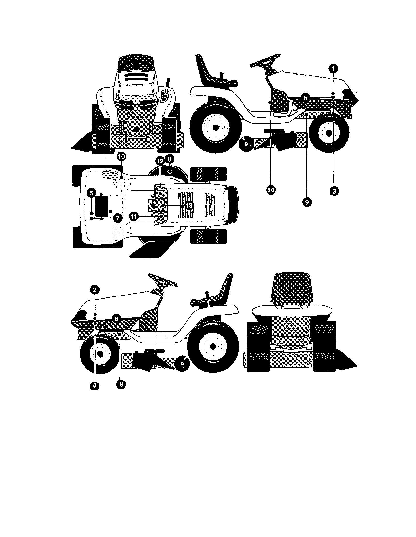 Yard King 42566X89 decall assembly ii diagram