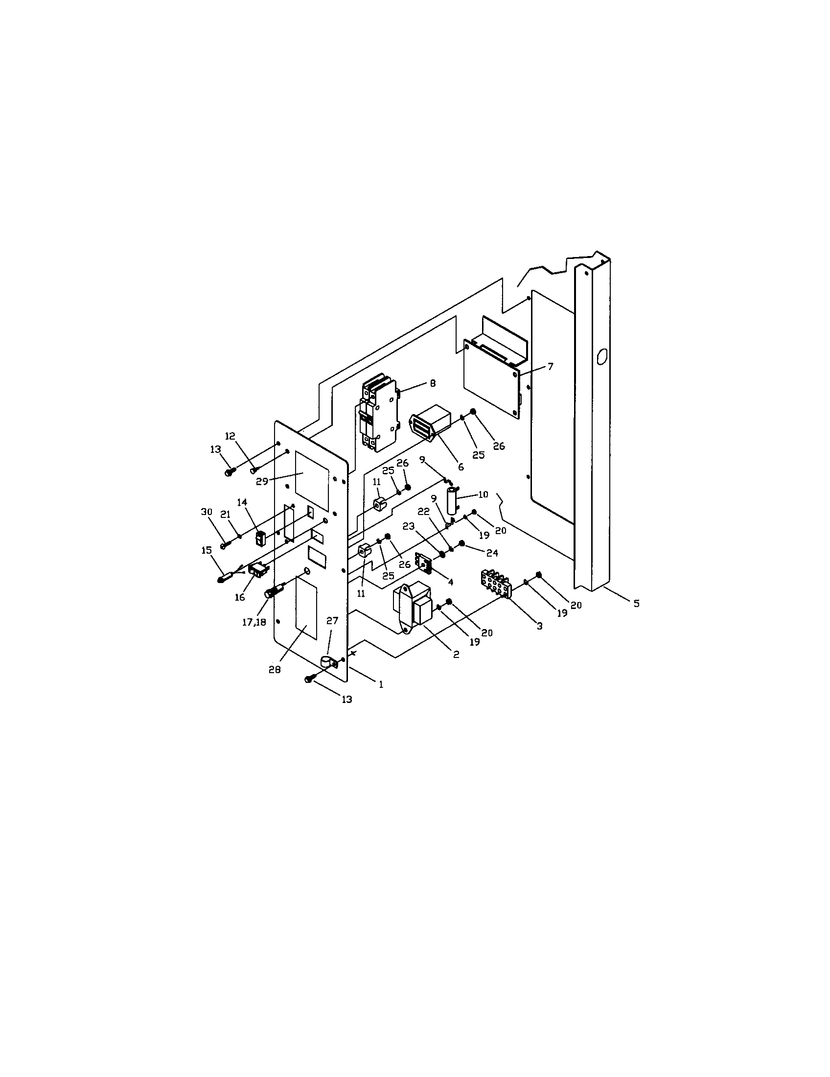Briggs & Stratton 01938-0 control panel diagram