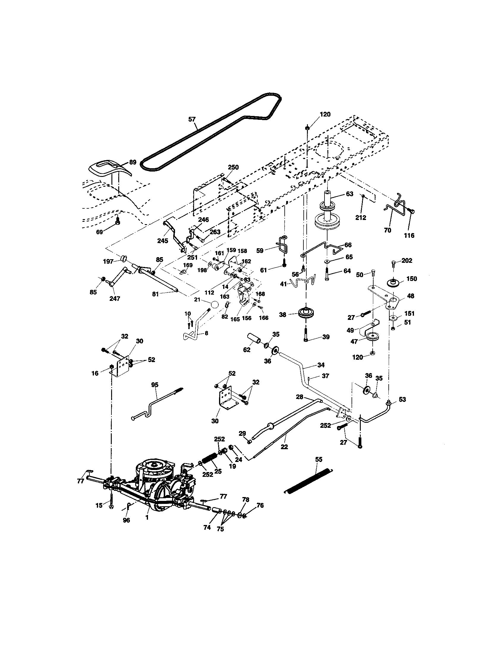 Craftsman 917273522 ground drive diagram