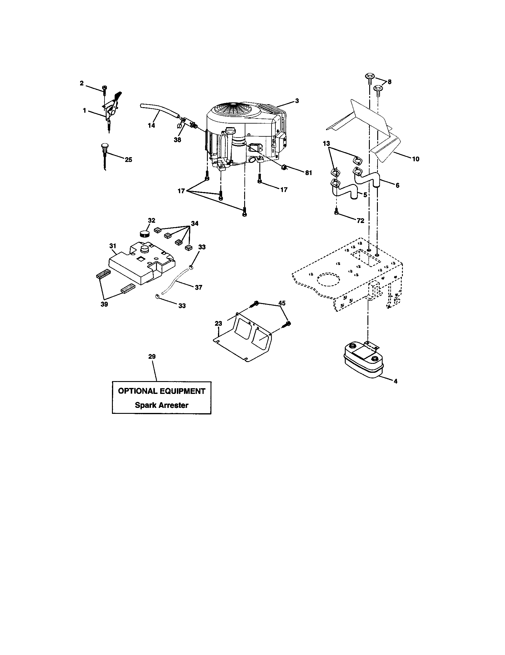 Craftsman 917273522 engine diagram