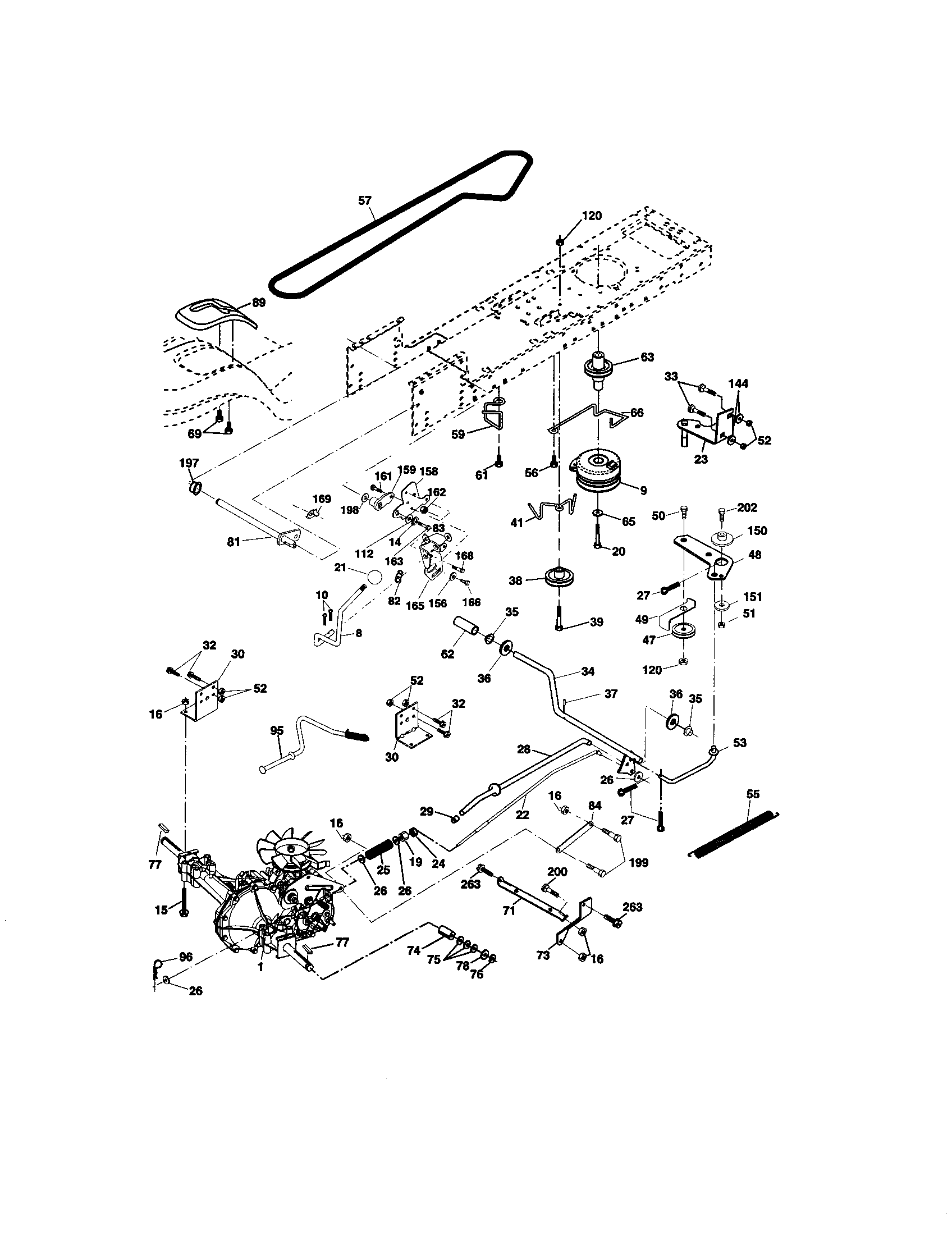 Craftsman 917273641 ground drive diagram