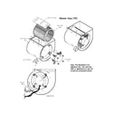 Carrier 58DLA15510020 blower assembly diagram