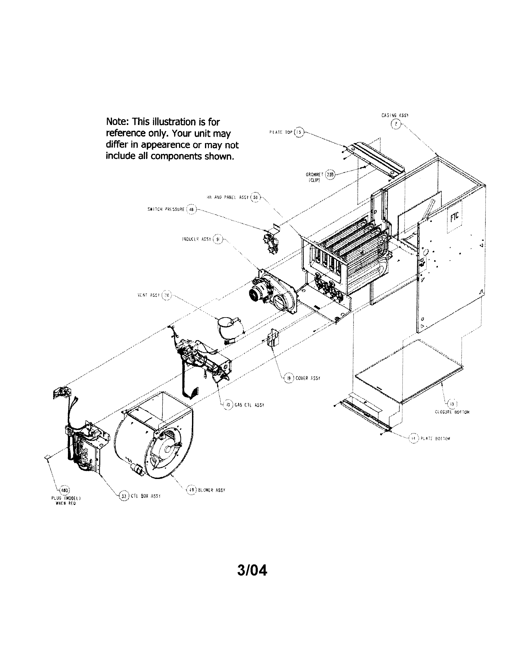 Carrier 58STX04510012 unit assembly diagram
