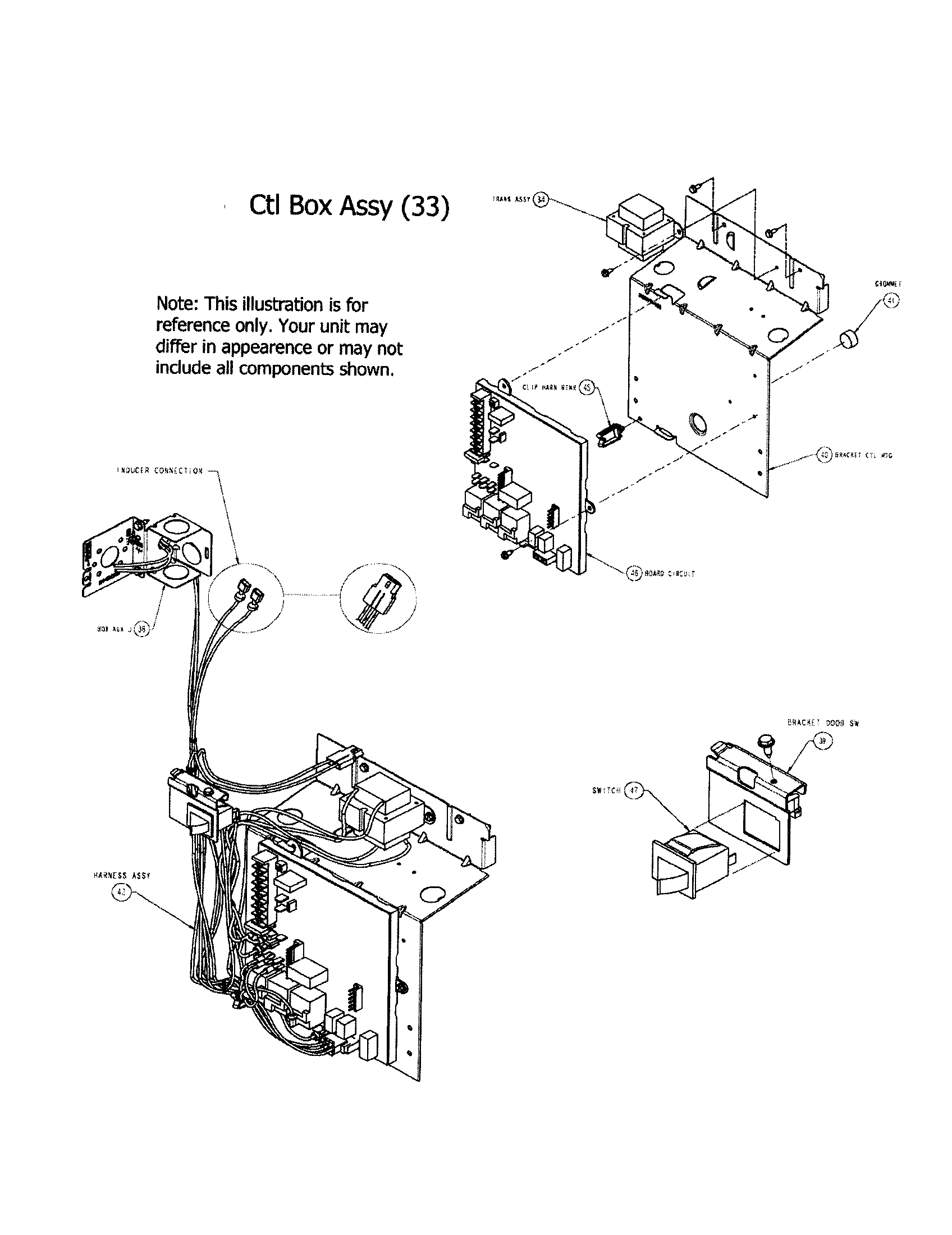 Carrier 58STX09010016 control box assembly diagram