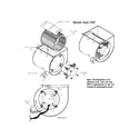 Carrier 58DLX07010012 blower assembly diagram