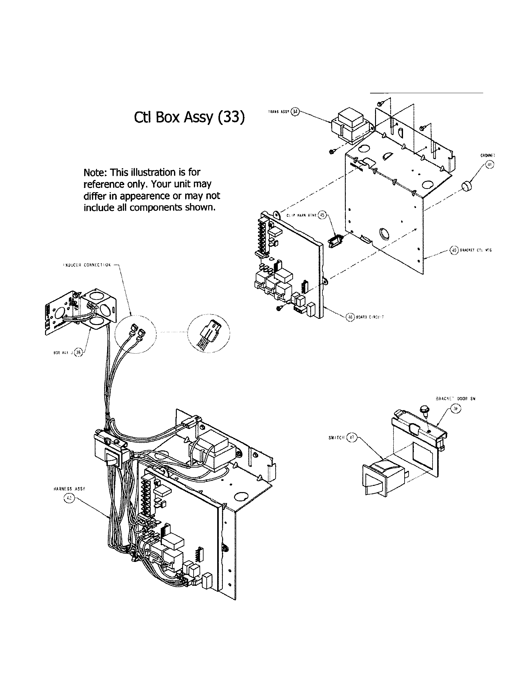 Carrier 58DLX07010012 control box assembly diagram