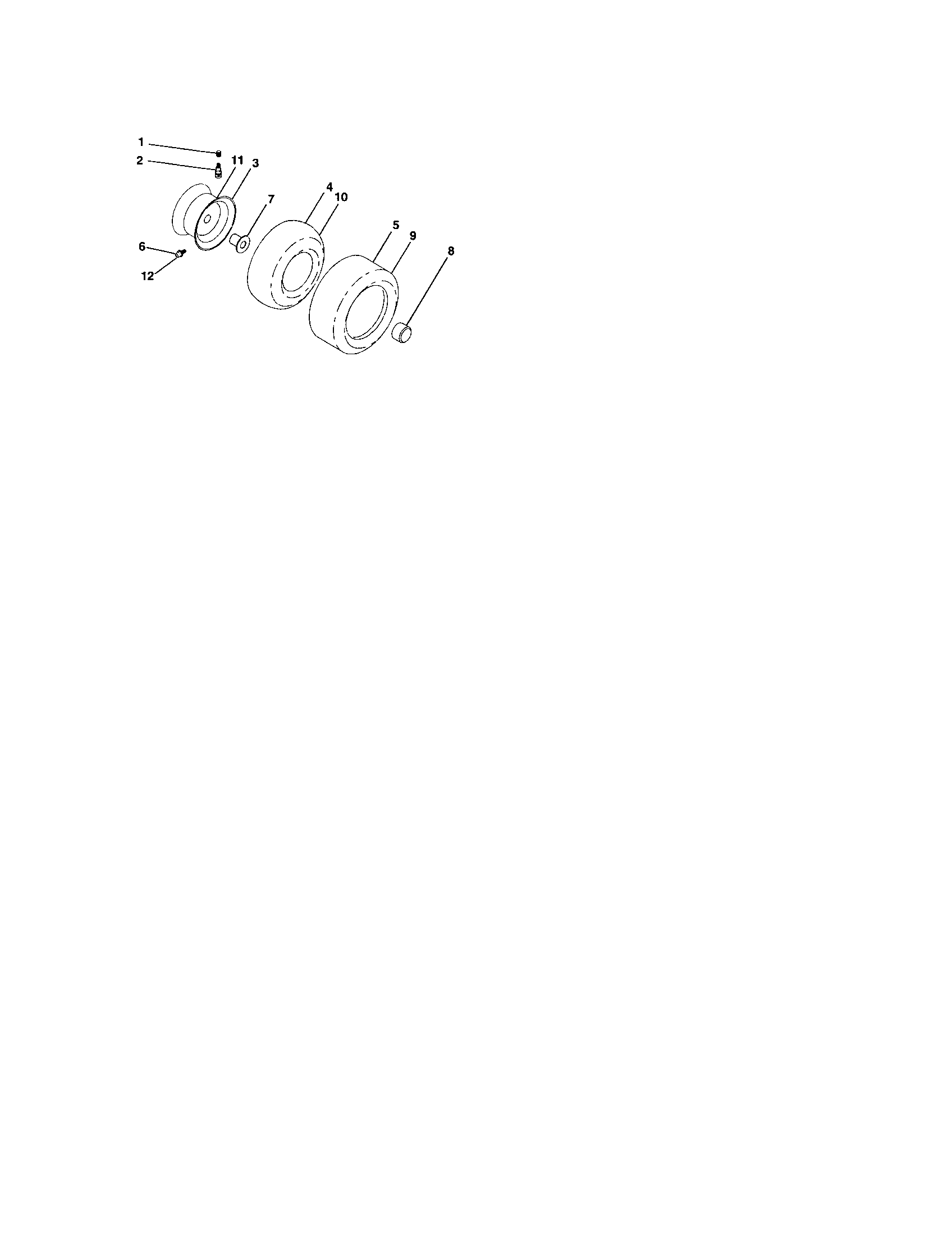 Craftsman 917276070 wheels and tires diagram