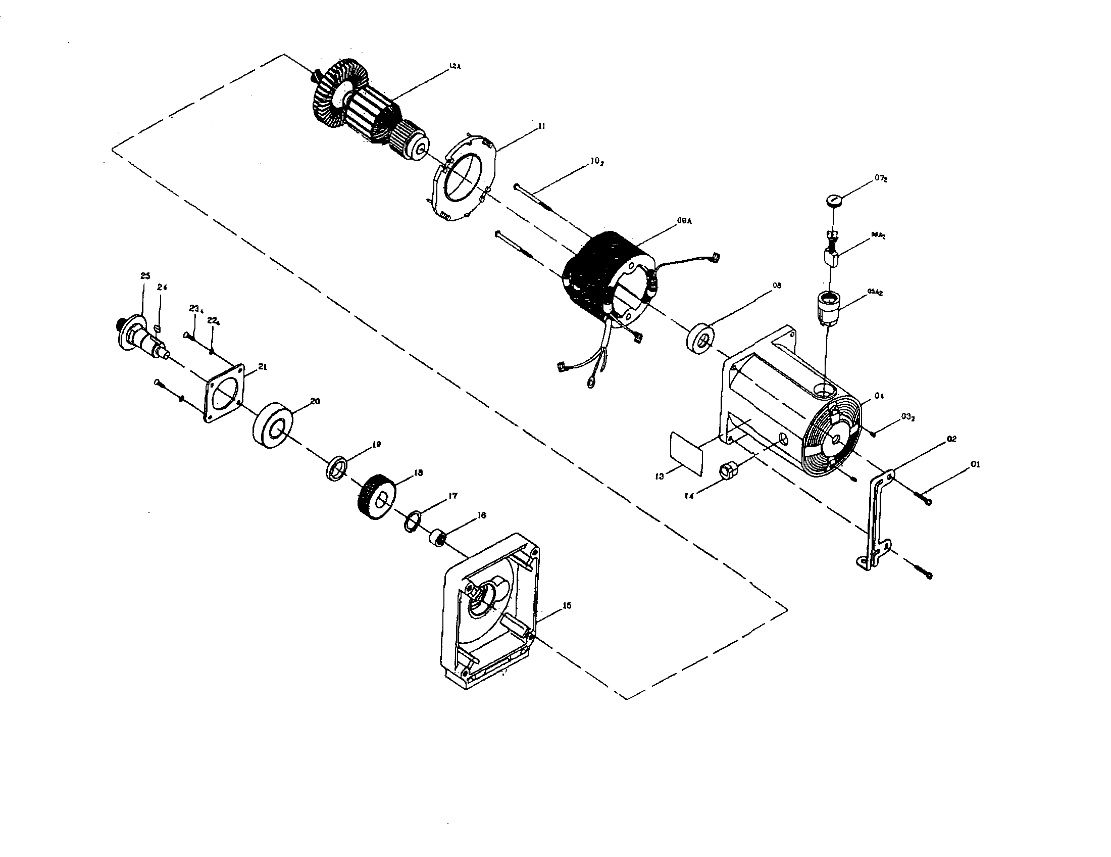 Craftsman 137248100 motor diagram