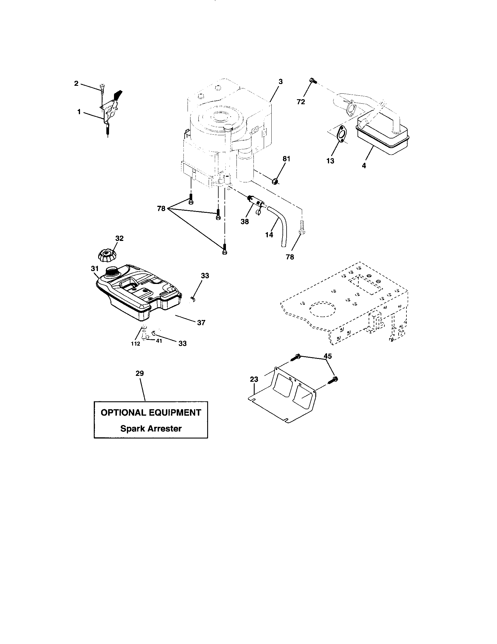 Craftsman 917273634 engine diagram