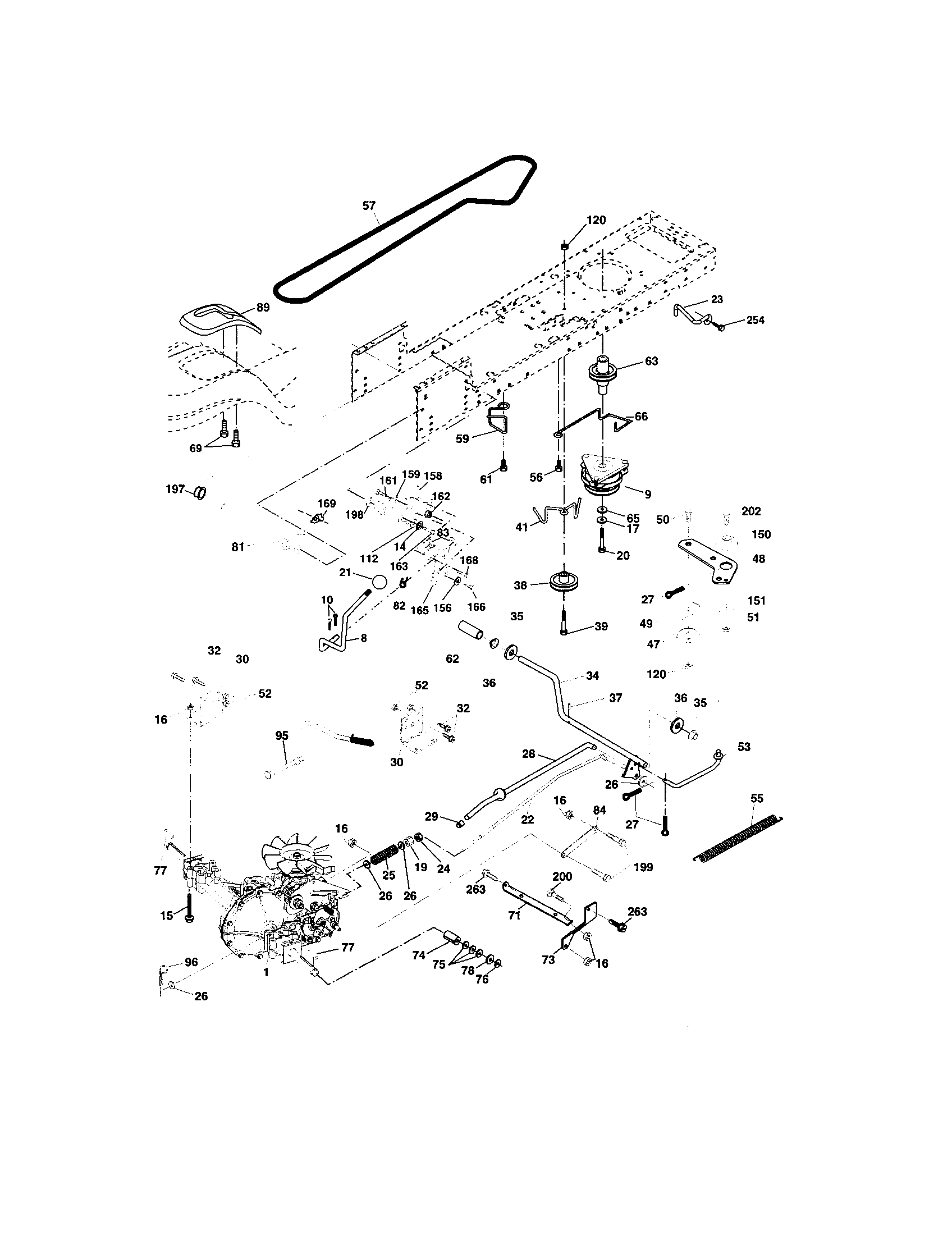 Craftsman 917273642 ground drive diagram