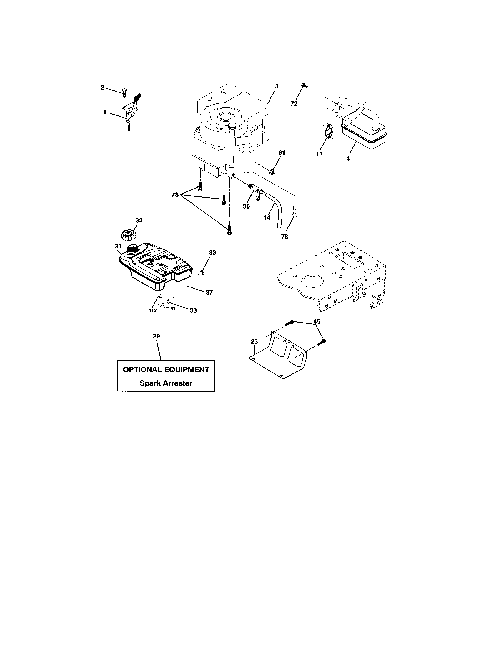 Craftsman 917273642 engine diagram