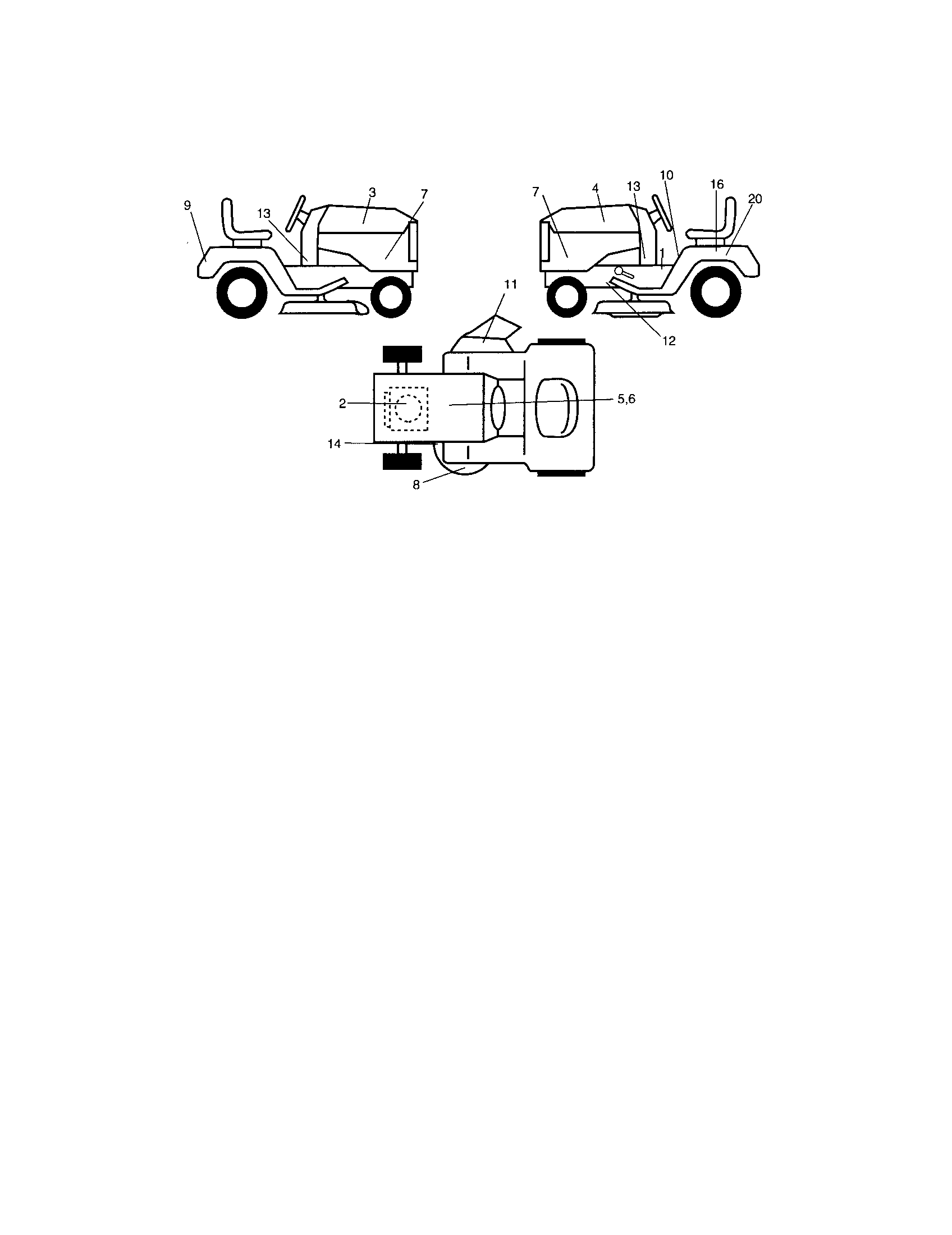 Craftsman 917273394 decals diagram