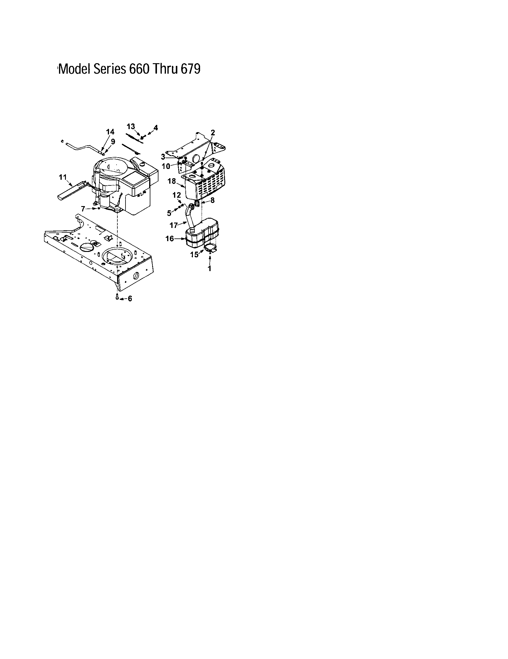 MTD 660 THRU 679 over head valve diagram