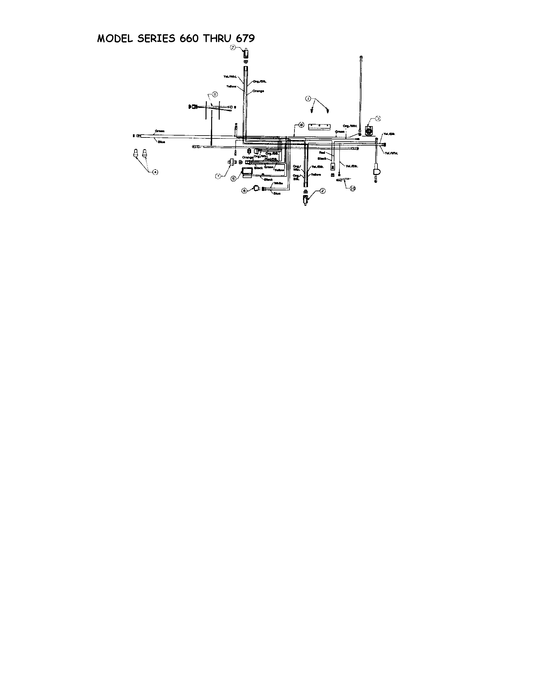 MTD 660 THRU 679 kohler - wiring diagram