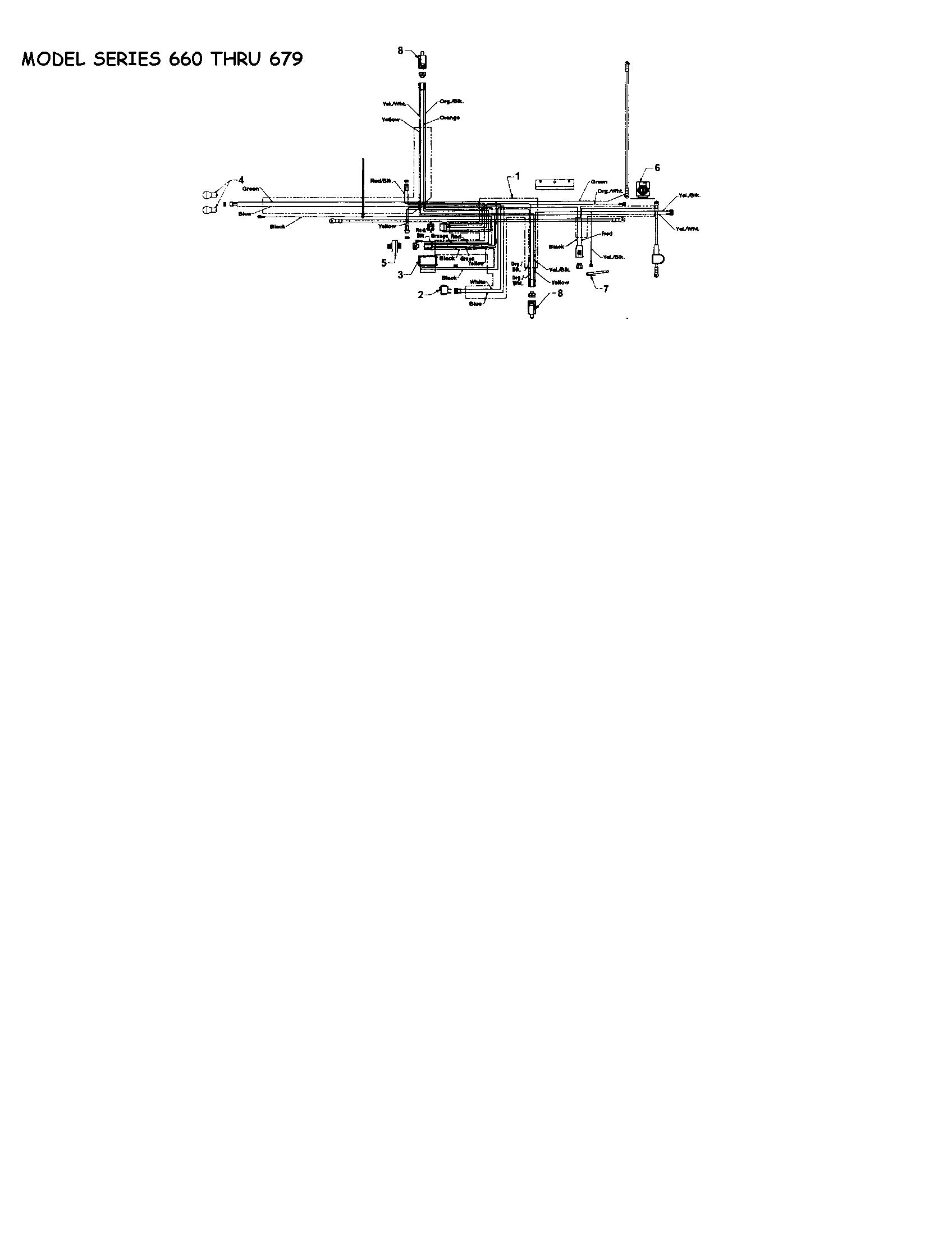 MTD 660 THRU 679 over head valve - wiring diagram