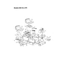 MTD 13BH670F062 seat and frame diagram