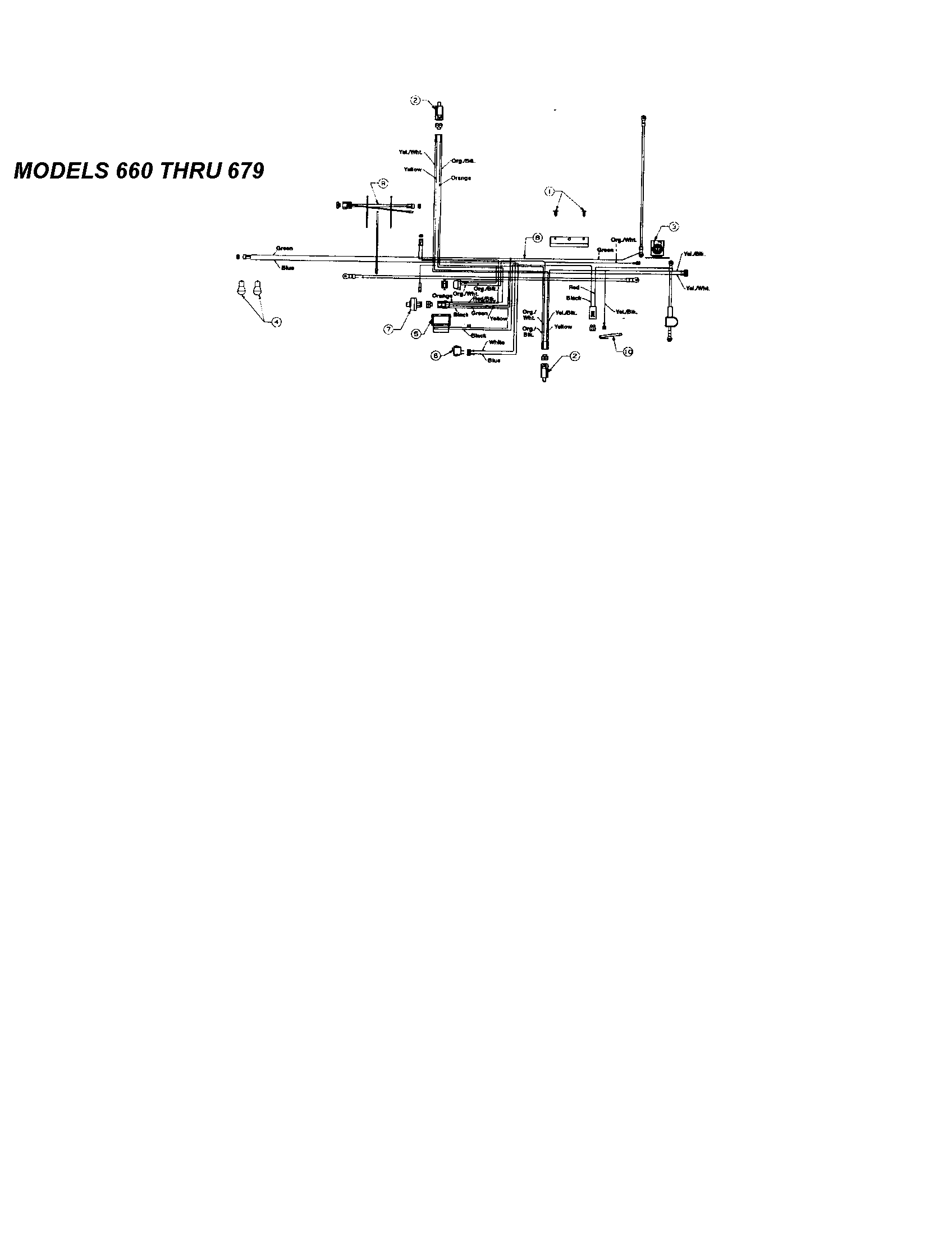 MTD 660 THRU 679 kohler - wiring diagram