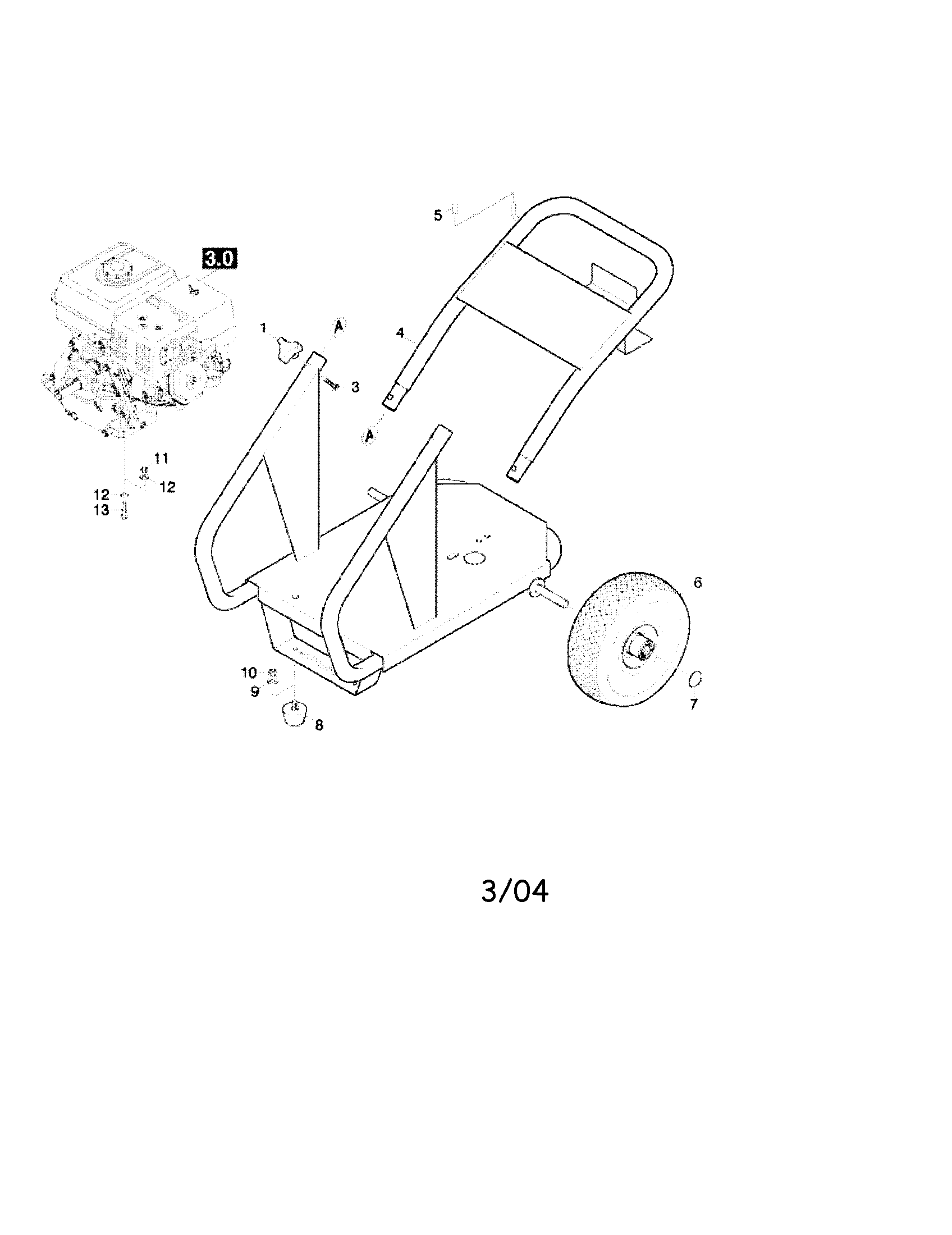 Karcher HD3500 1.1 piece parts - 1.810-994 diagram