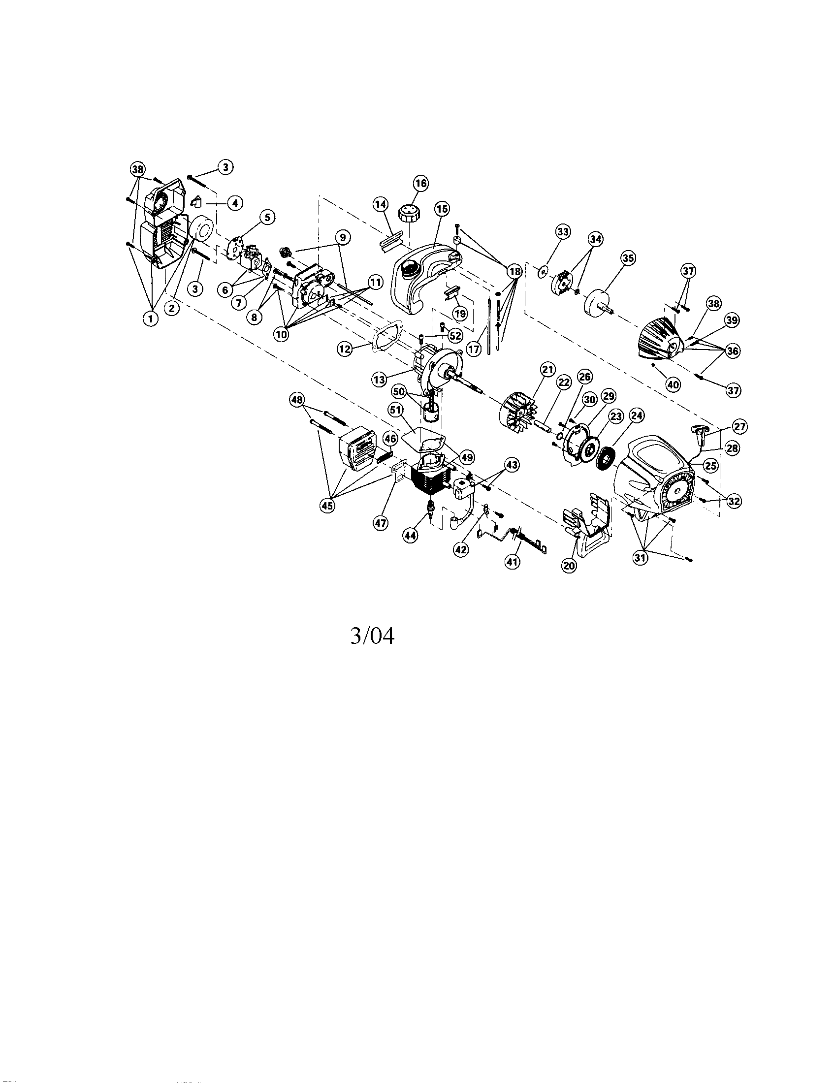 Troybilt 41BDT2EC063 engine parts diagram