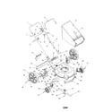 MTD 580 rear discharge mower diagram