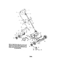 Troybilt 11A-106N063 20" mulching push mower diagram