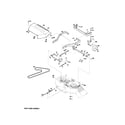 Troybilt 12AE753B063 front frame assembly diagram