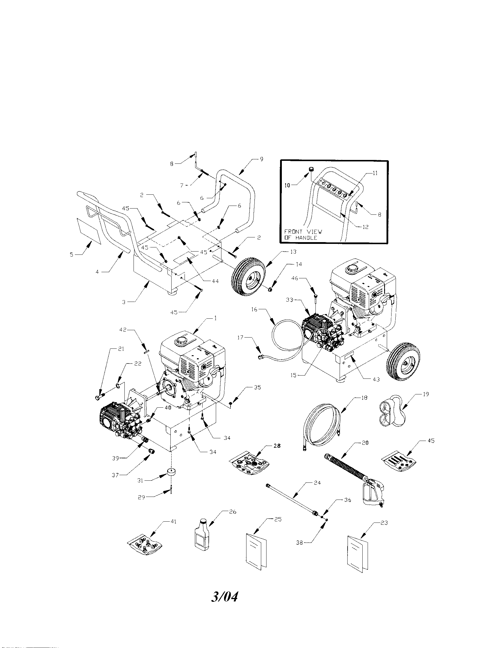 Generac 1539-0 unit diagram