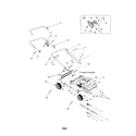 MTD 11A-060A062 mower/deck/handle/wheels diagram