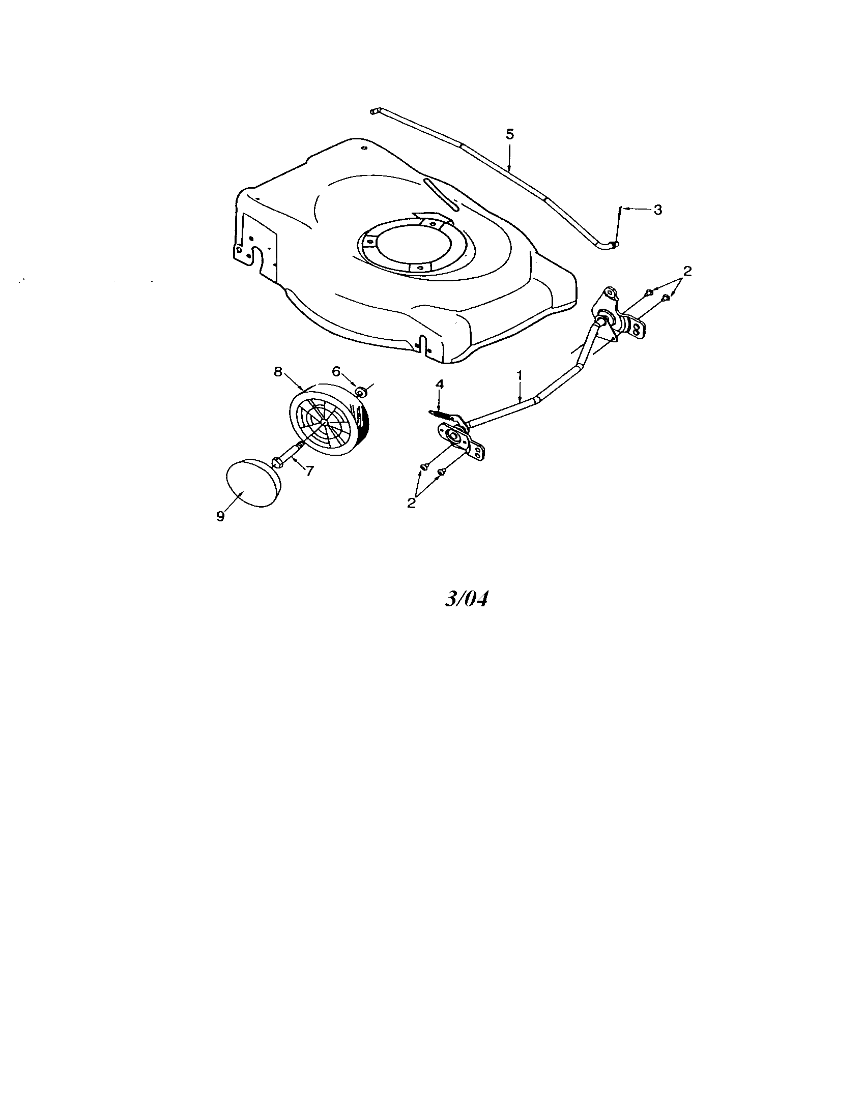 Cub Cadet 379 front axle assembly/height adjuster diagram