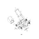 Troybilt 11A-436A766 mulching mower assembly diagram