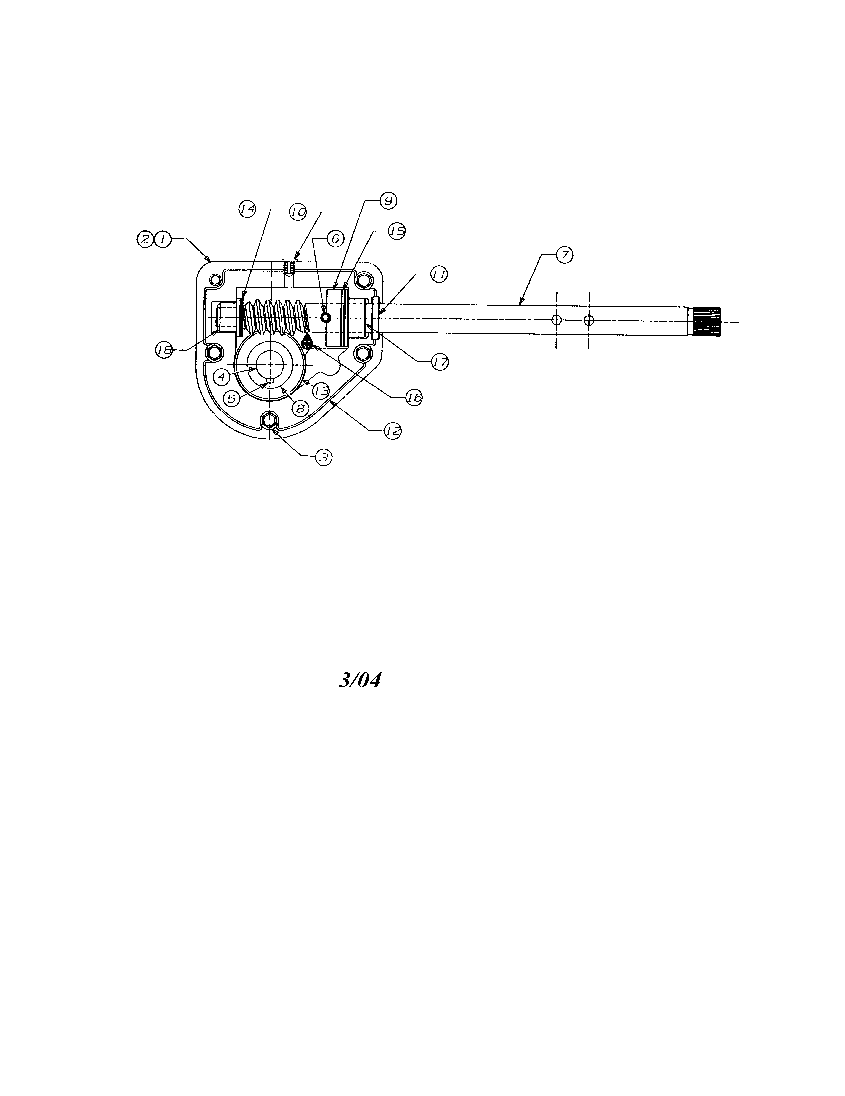 MTD E640F gear assembly diagram