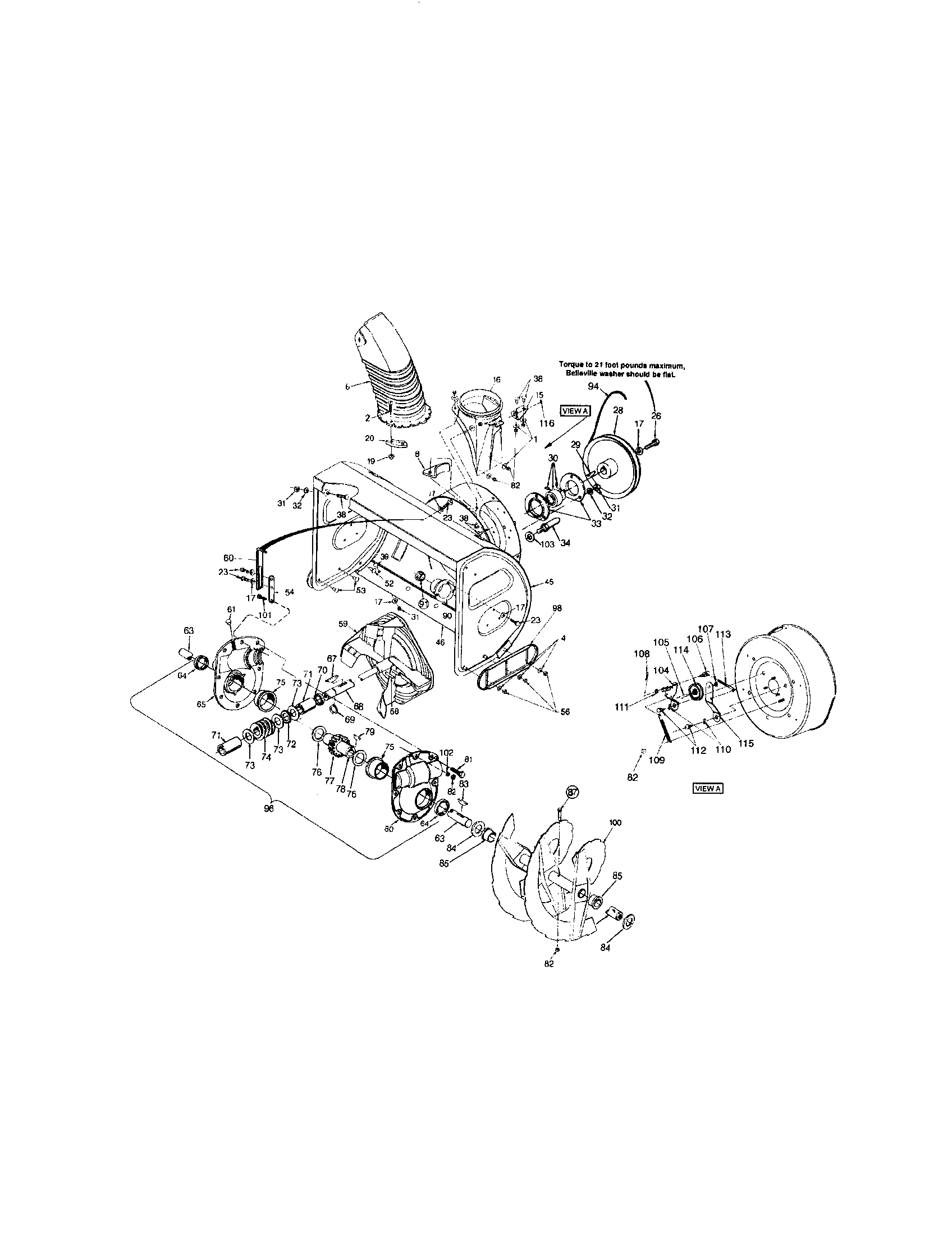 MTD 31AE993I401 blade assembly diagram