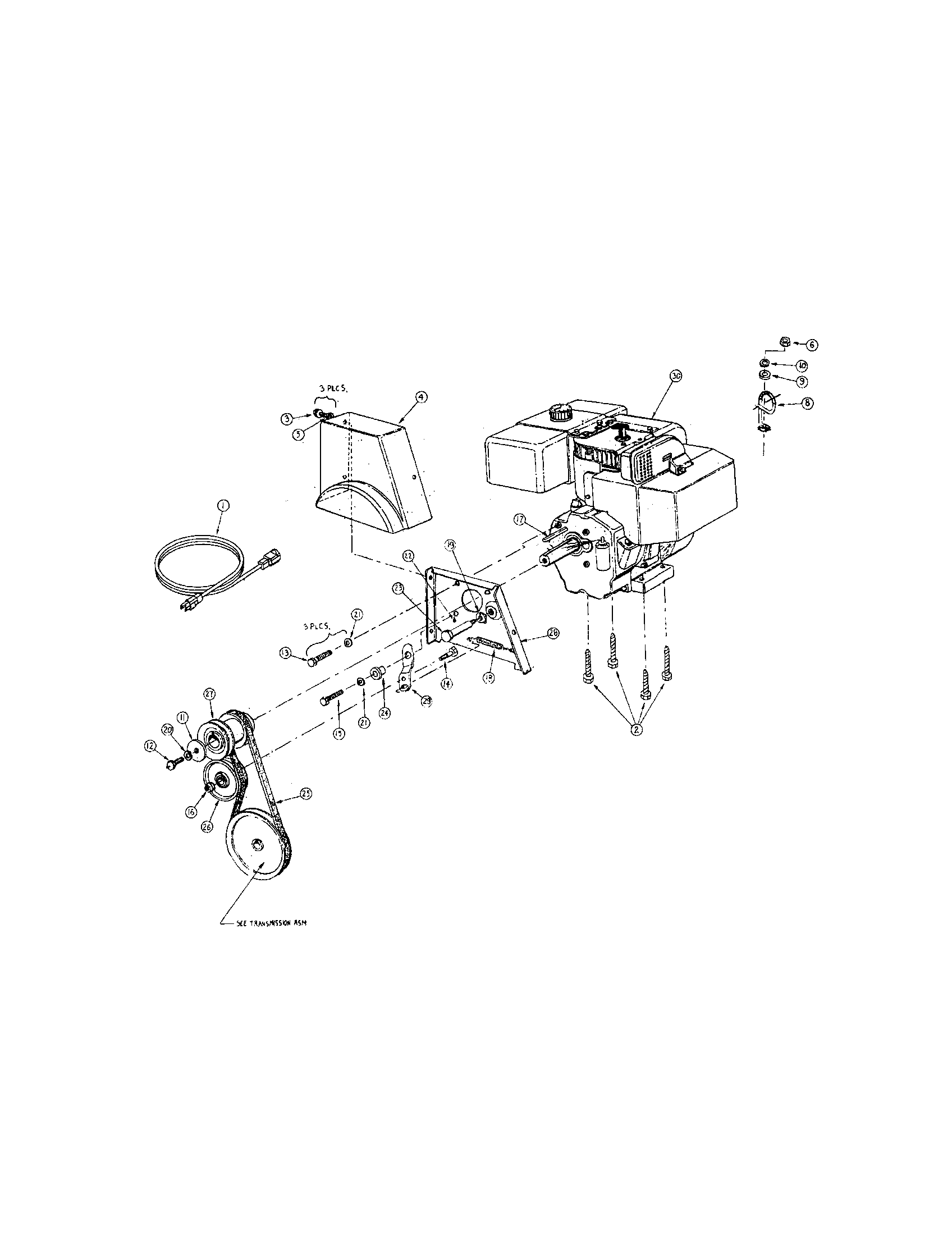 MTD 31AE993I401 engine diagram