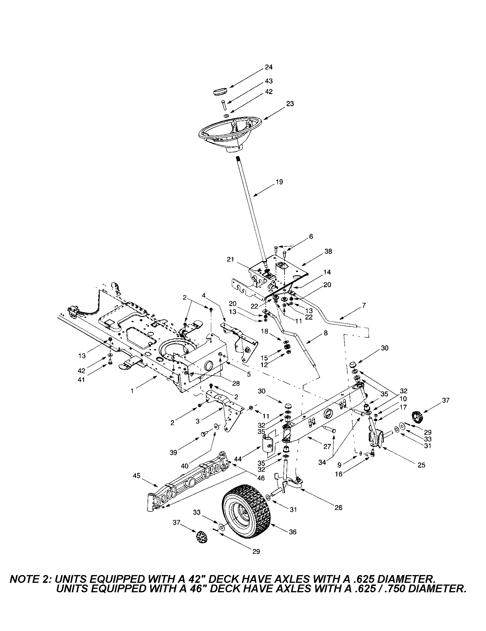 Troybilt 609 steering diagram