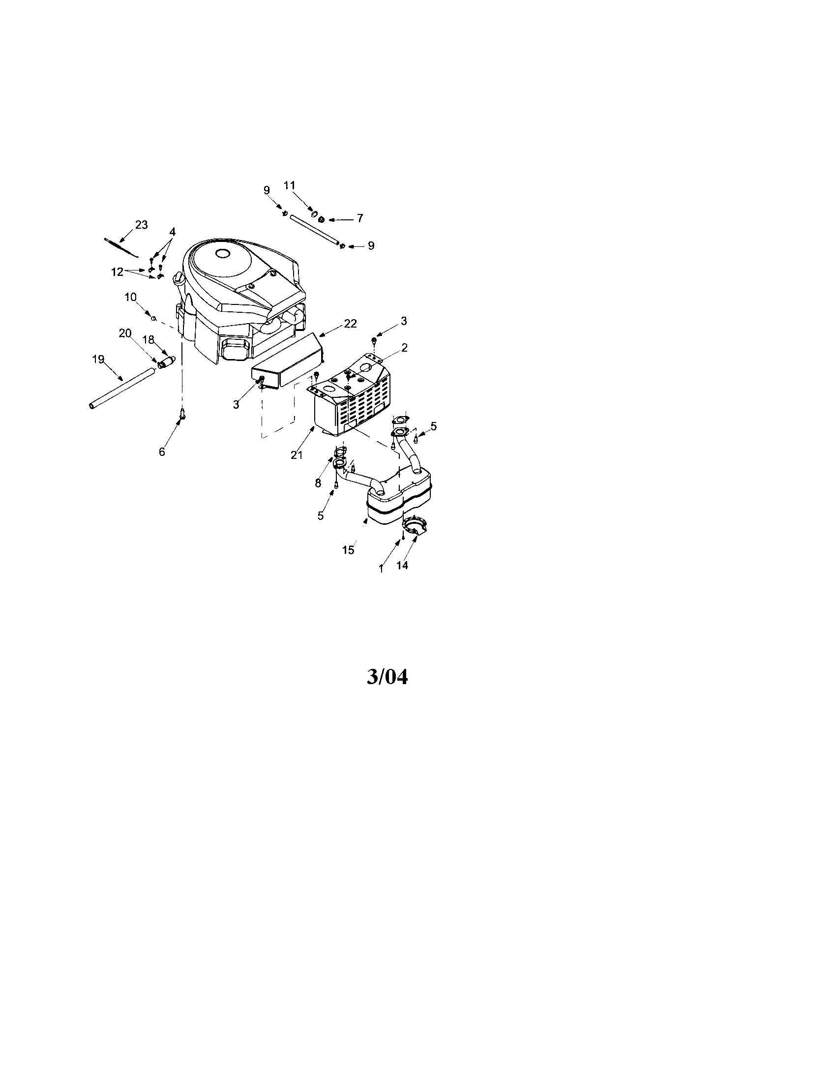 Troybilt 14AZ809K766 engine diagram