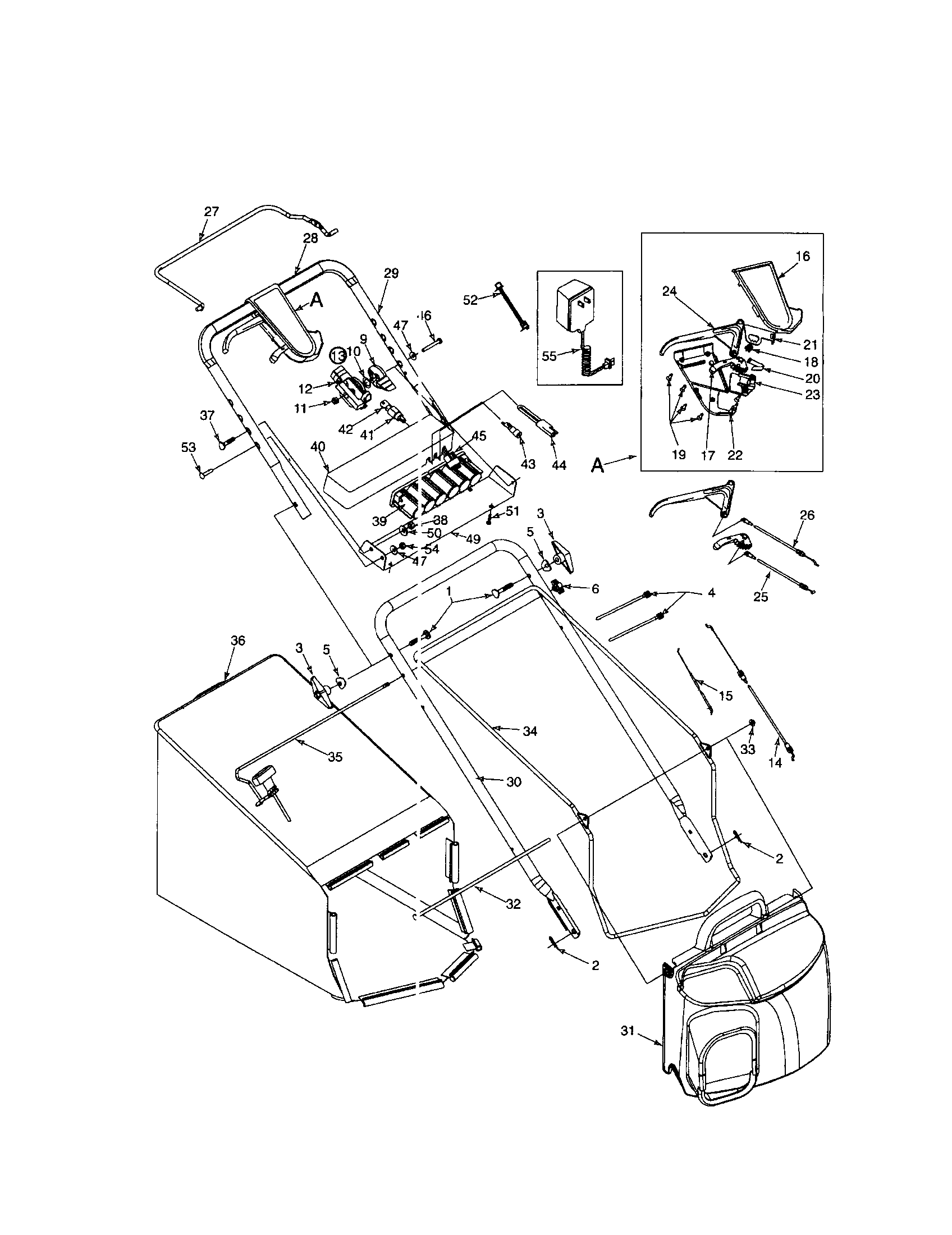 MTD 950-959 handles e979 diagram