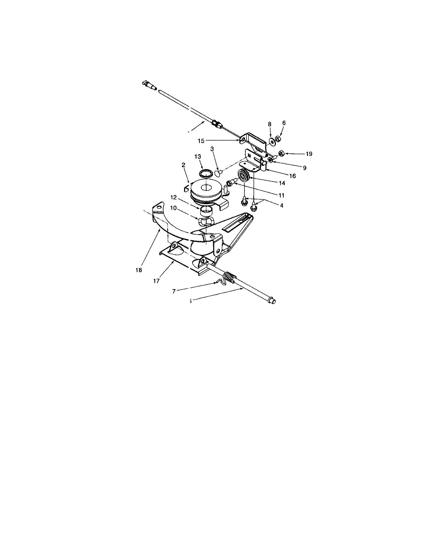 MTD 950-959 pulley assembly diagram