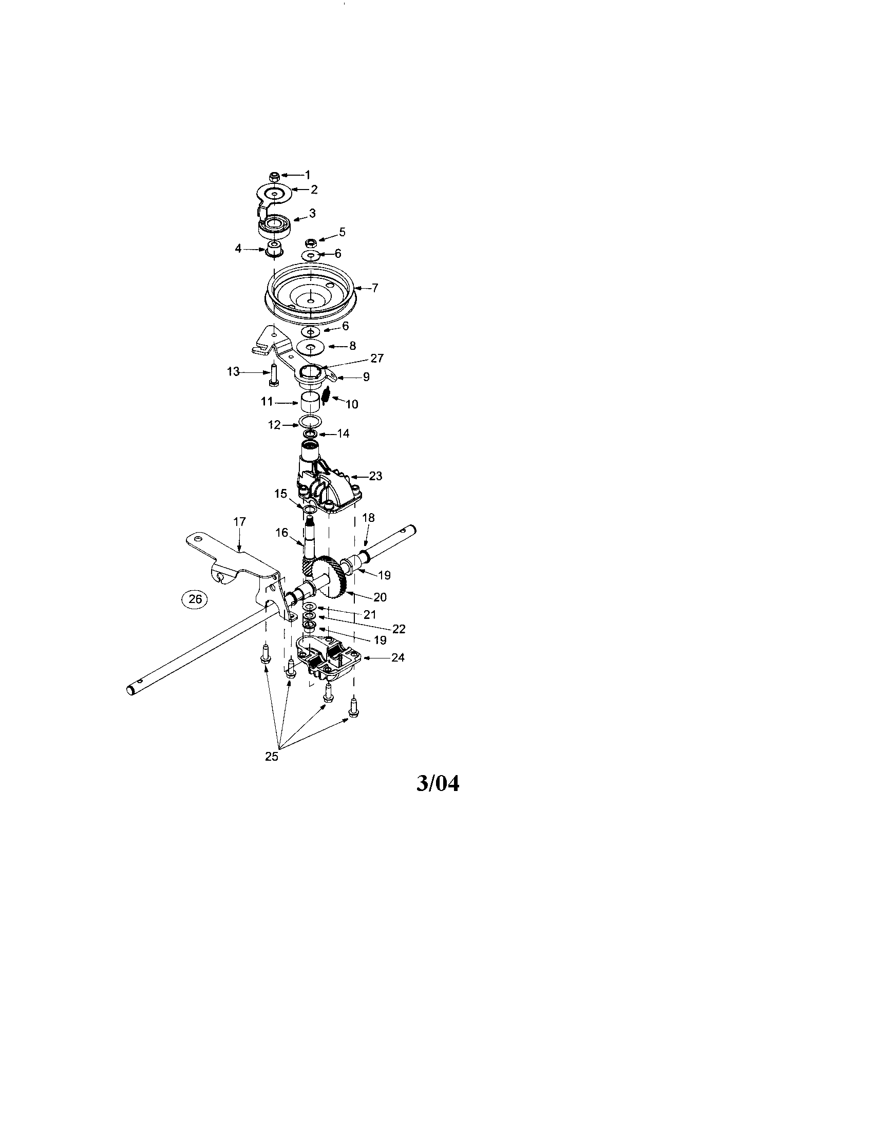 Troybilt 12AF5690766 transmission diagram