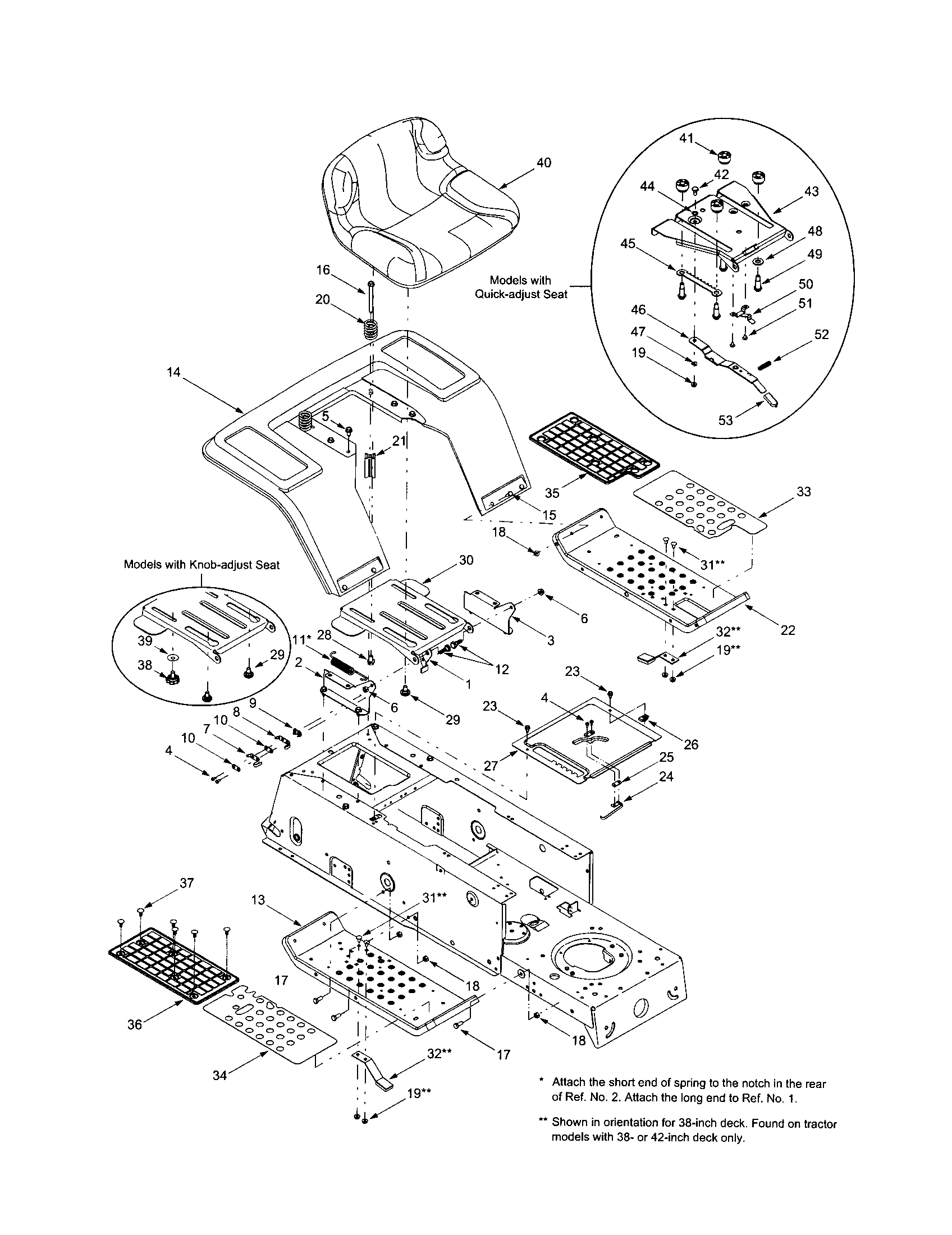 MTD 683 seat diagram