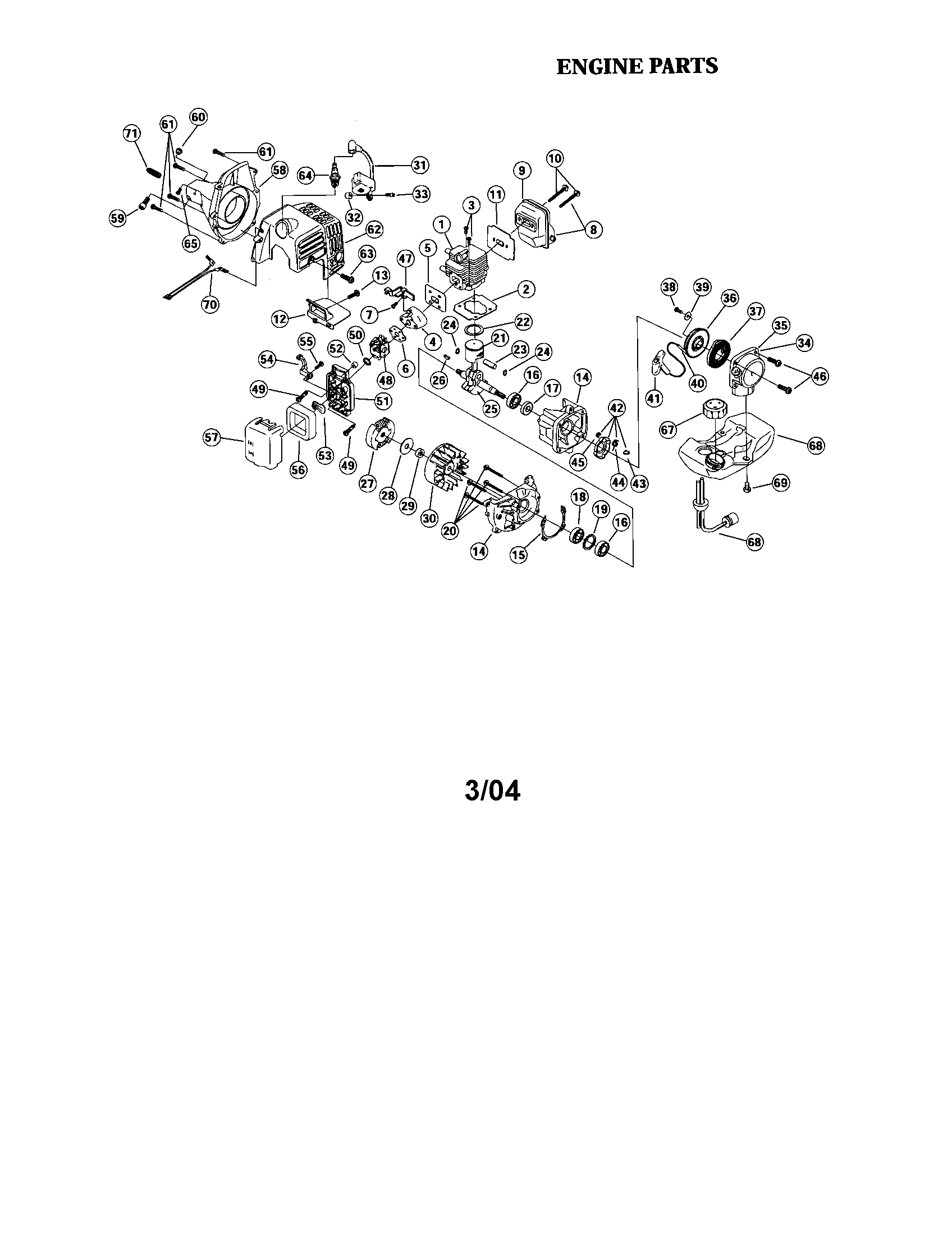 Ryobi 41AD279A034 engine diagram