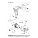 Husqvarna 326L-BEFORE SPRING 2004 cylinder, muffler, housing diagram