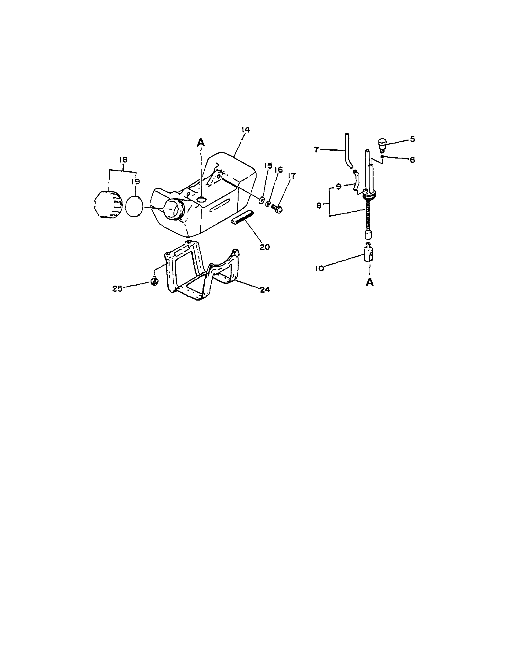 Echo SRM-2000 vent assembly diagram