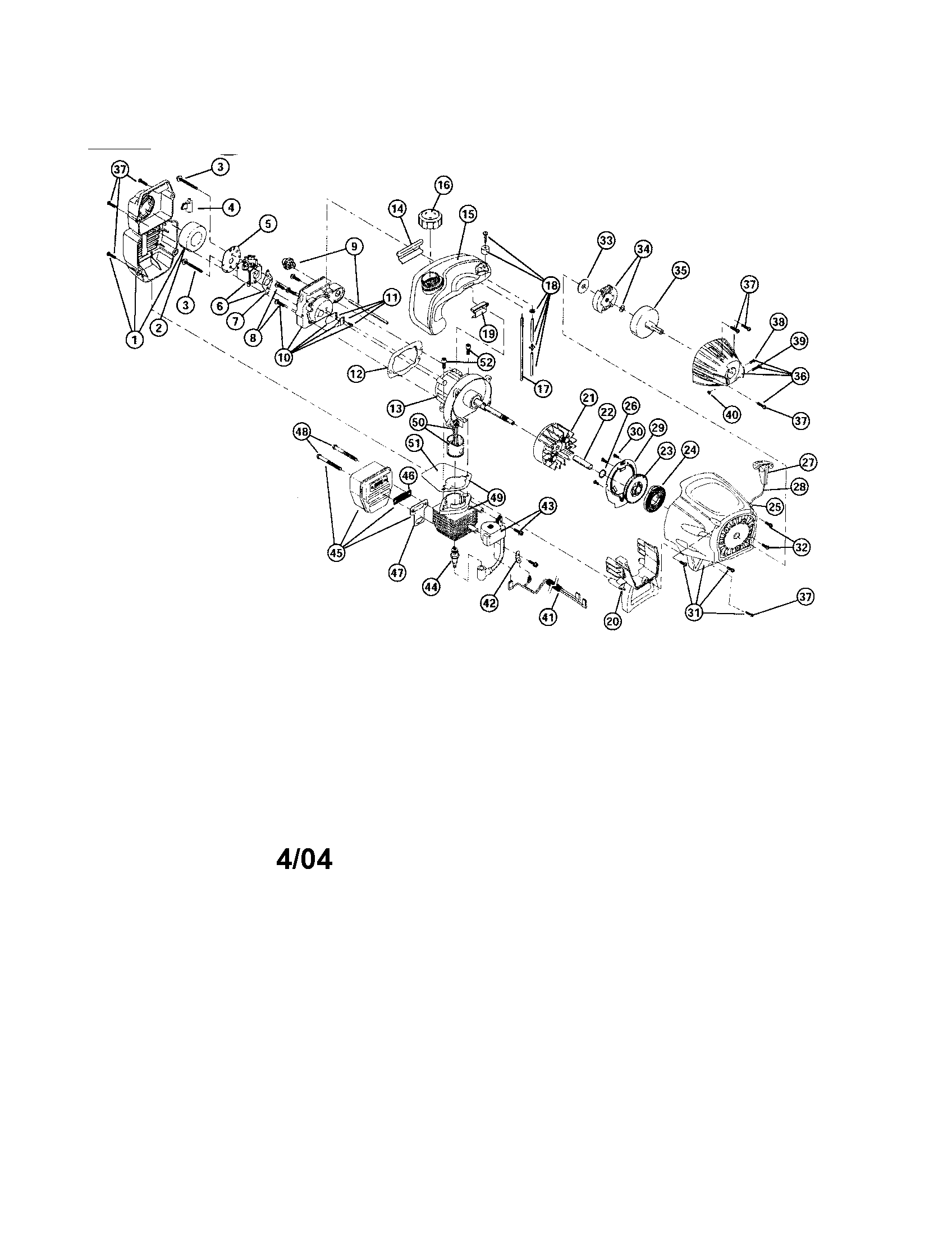 Troybilt 41BDT25C063 engine diagram