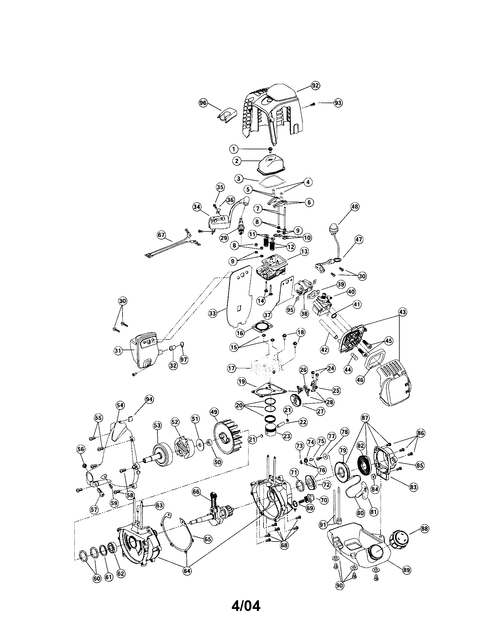 Ryobi 41AD179A034 engine diagram