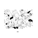 Craftsman 917378931 engine/housing/wheels/handle diagram