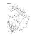 MTD 553 handle/handle panel diagram